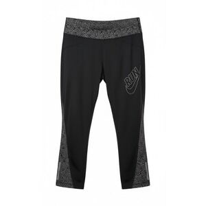 ✨Nike Dri FIT Women's Black Running Crops Leopard Print Athletic Leggings M #